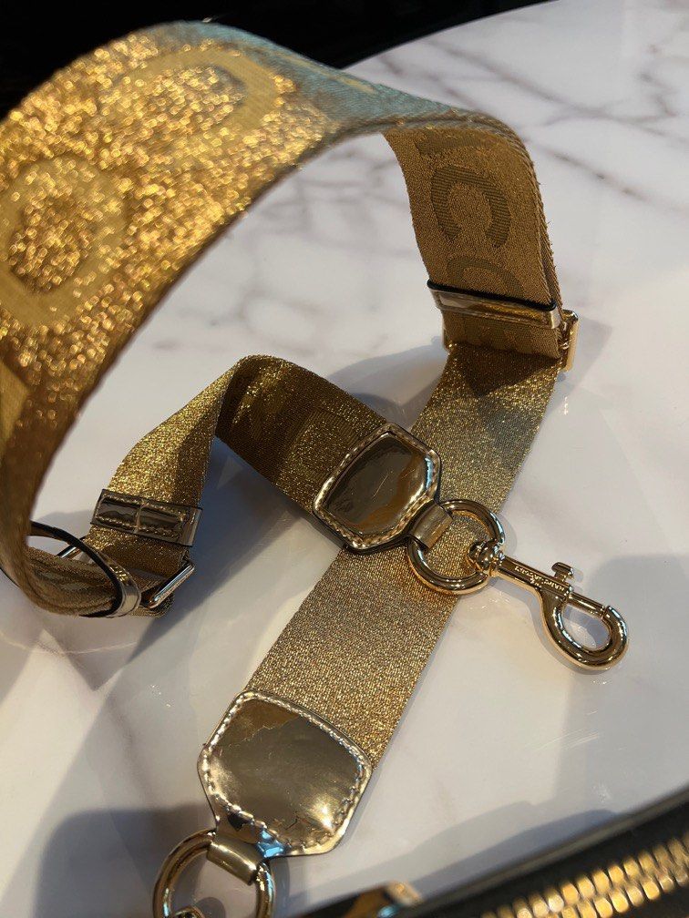 Marc Jacobs Snapshot Handbag Gold With Original Box 2 Belt (CS626) - KDB  Deals