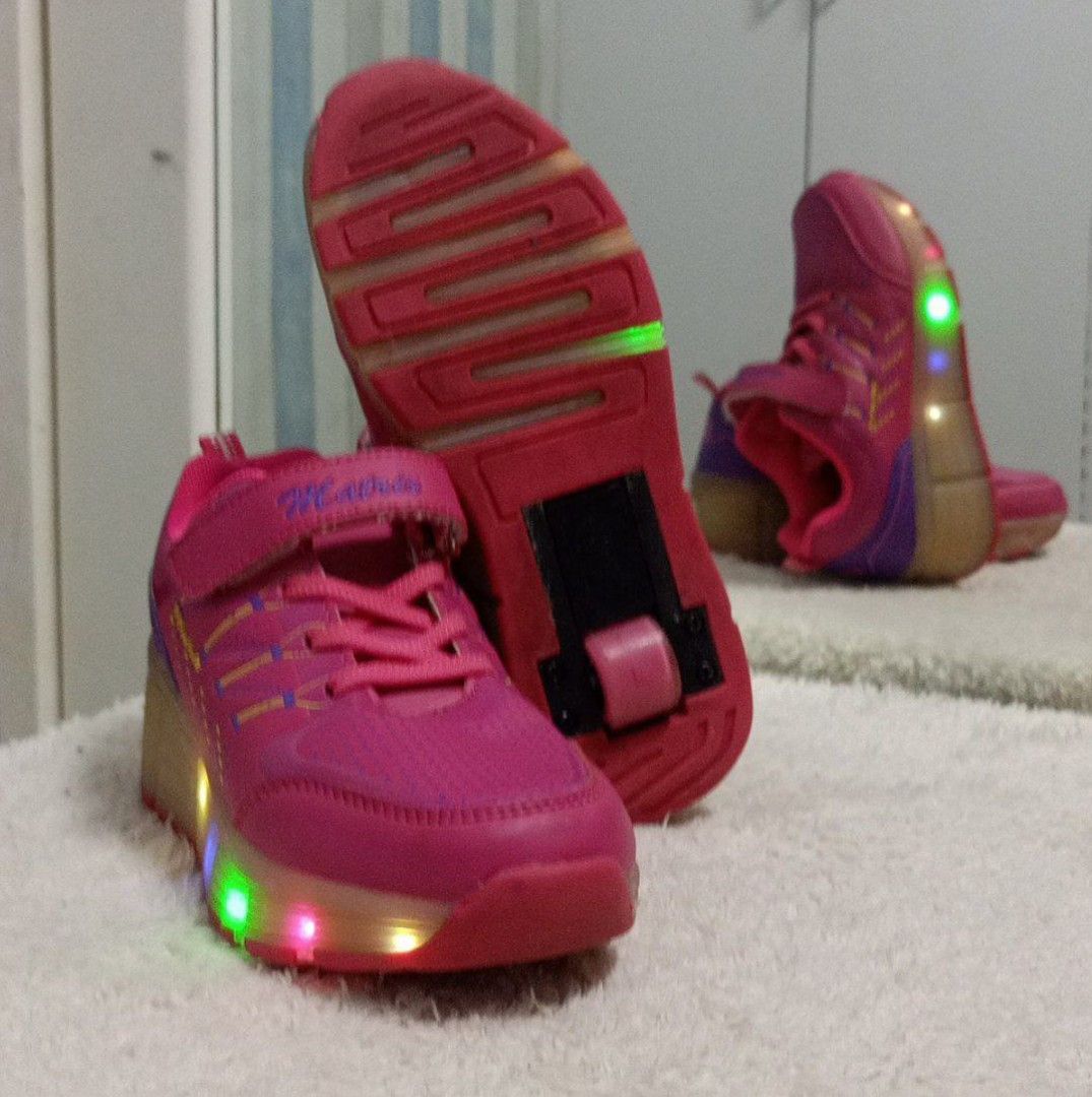 Matrix LED Light up Roller Skate Shoes, Babies & Kids, Babies & Kids ...