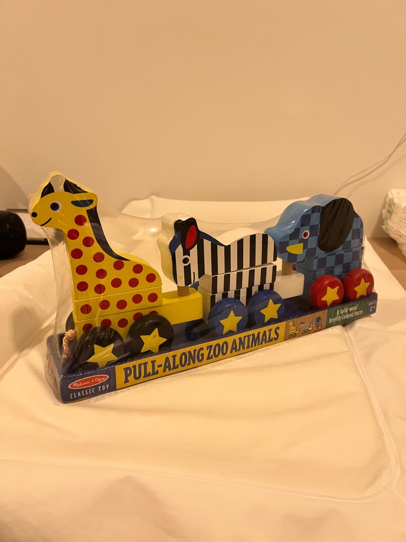 Melissa and doug pull along zoo new arrivals