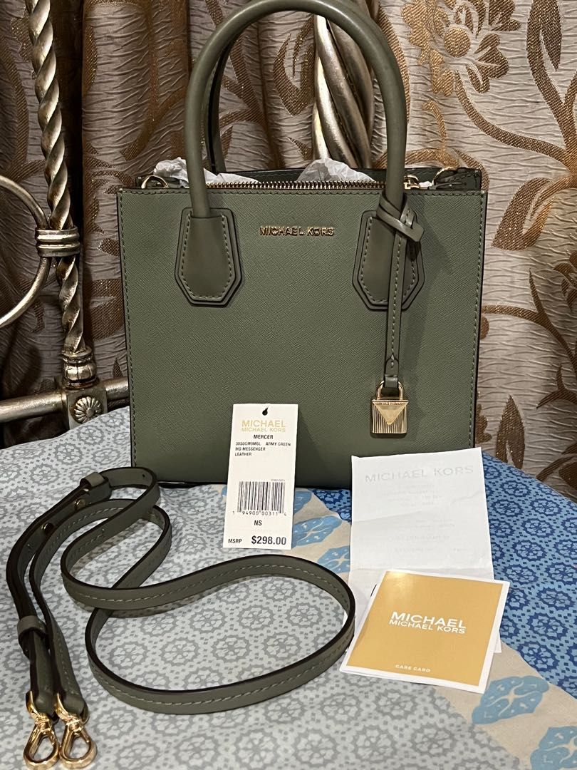 Michael kors mercer racing green online