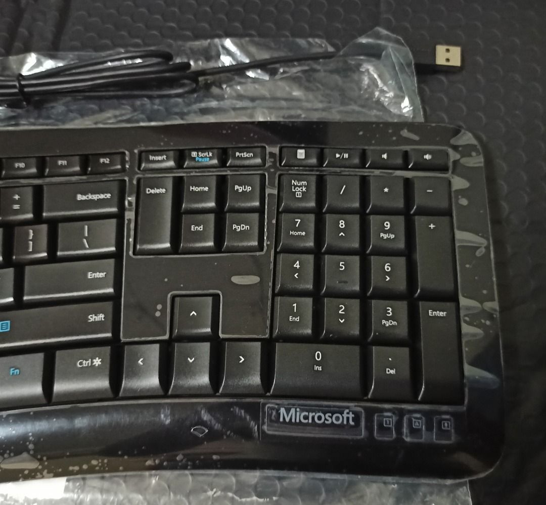 Microsoft Comfort Curve 3000 Keyboard, Computers & Tech, Parts ...