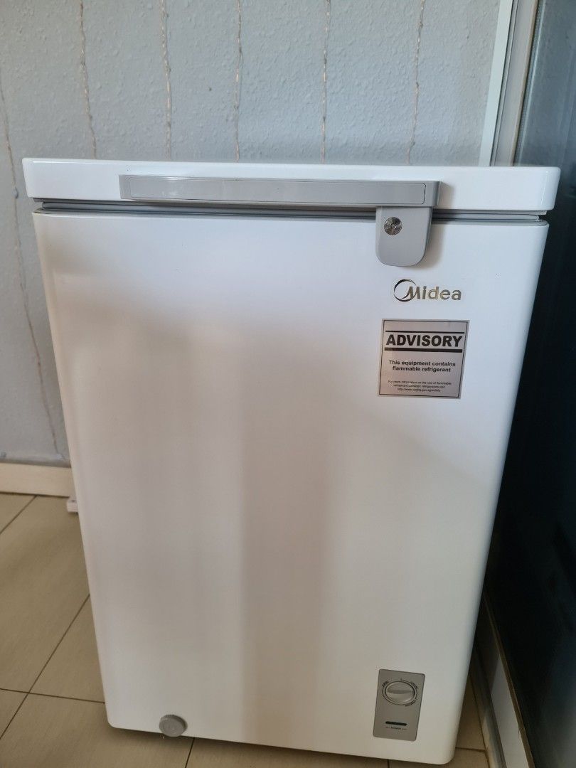 Midea 99L Chest Freezer (1 year warranty left), TV & Home Appliances