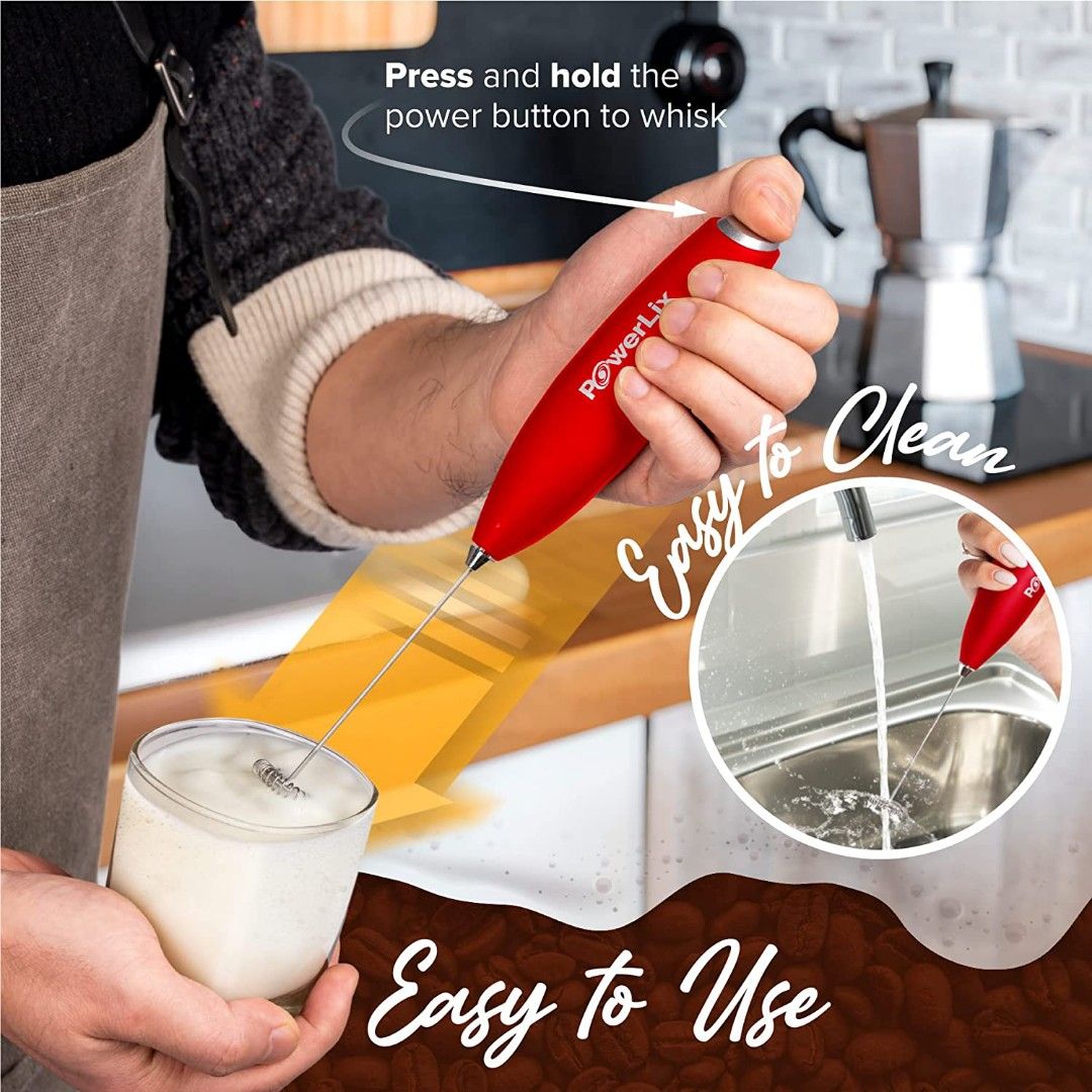 Durable Stainless Steel Whiskey Mini Drink Mixer Handheld Electric Foam  Maker With Stand (battery Not Included), Suitable For Coffee, Latte,  Cappuccino, Hot Chocolate, Egg, White