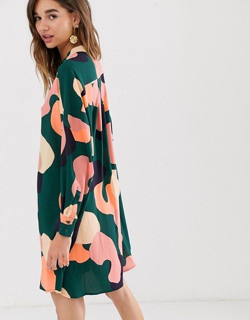 monki mini shirt dress