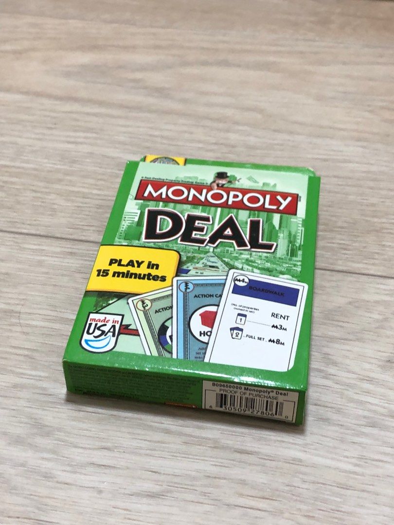 Monopoly Deal card game (brand new), Hobbies & Toys, Toys & Games on