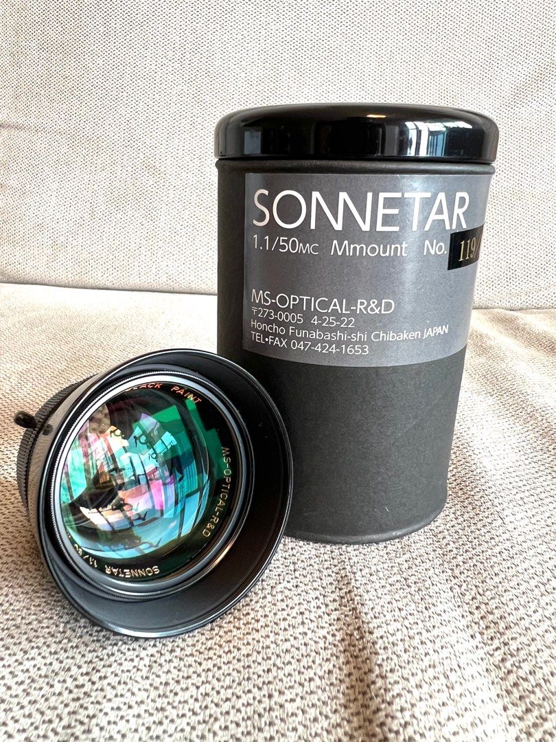 宮崎光学 SONNETAR 50mm/1.1 ブラックペイント MS-OPTICS SONNETAR 50mm F1.1 宮崎光学