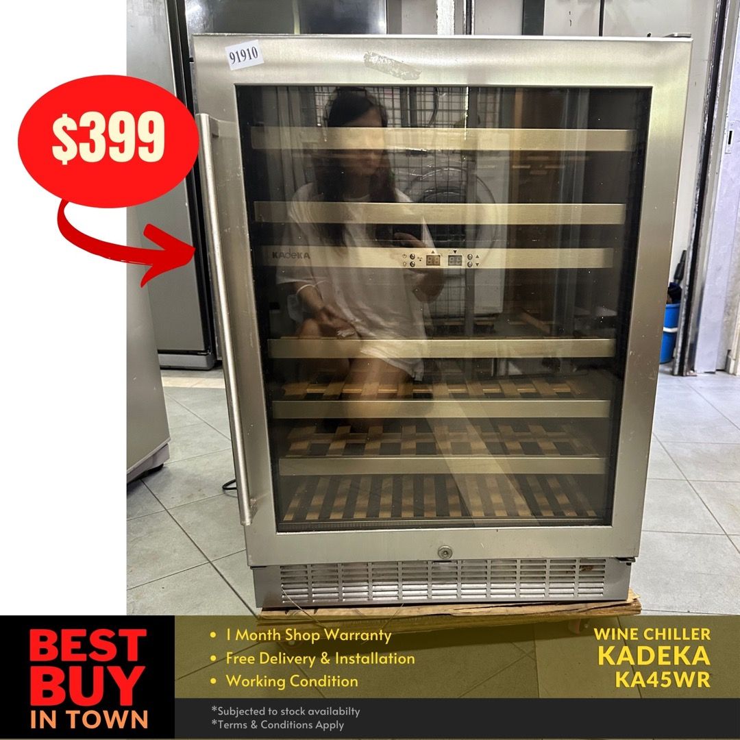 MUST BUY! KADEKA 45 Bottles DualZone Wine Chiller KA45WR (91910), TV