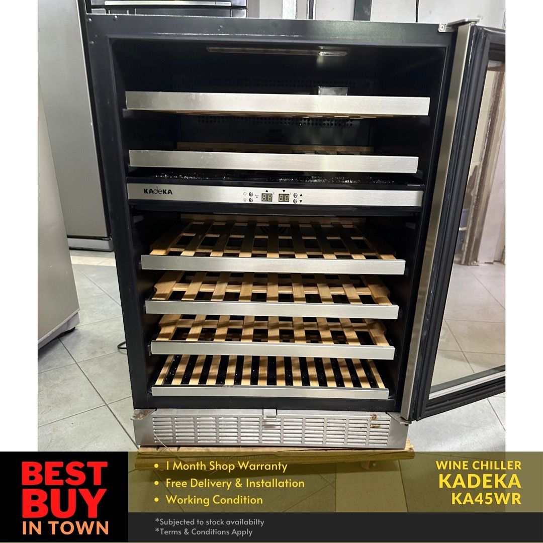 MUST BUY! KADEKA 45 Bottles DualZone Wine Chiller KA45WR (91910), TV