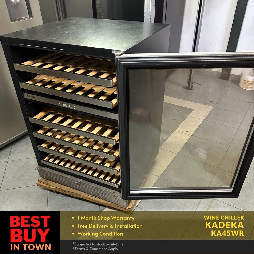 MUST BUY! KADEKA 45 Bottles DualZone Wine Chiller KA45WR (91910), TV