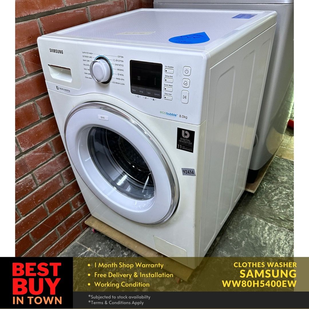 MUST BUY! SAMSUNG 8KG FrontLoader Washing Machine with NEW Motherboard
