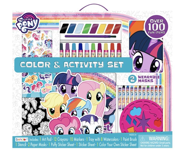 My Little Pony Giant Coloring and Activity Set, Babies & Kids, Infant Playtime on Carousell