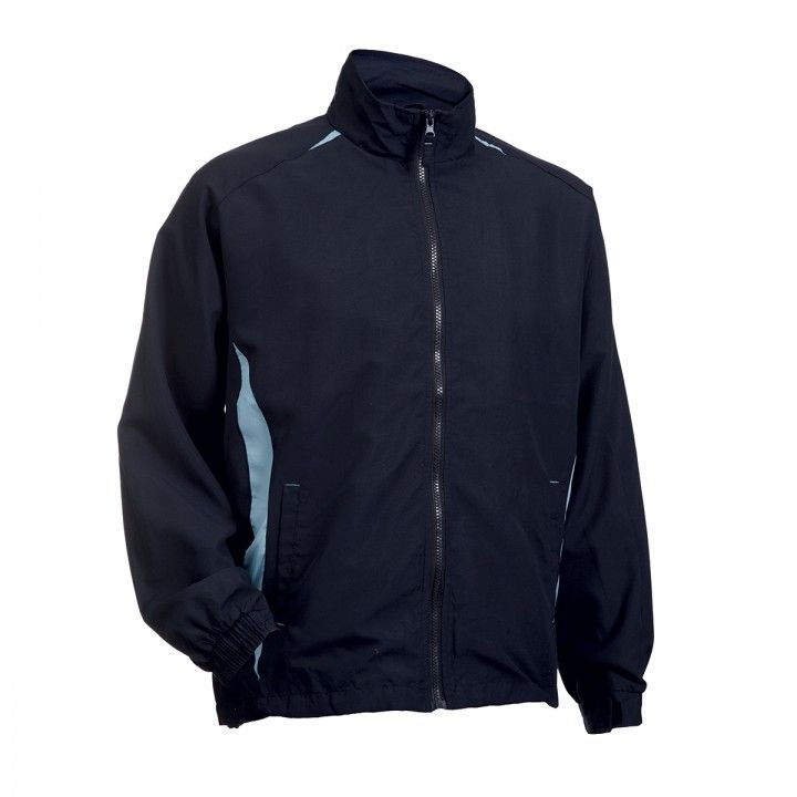 Red and on sale navy blue windbreaker