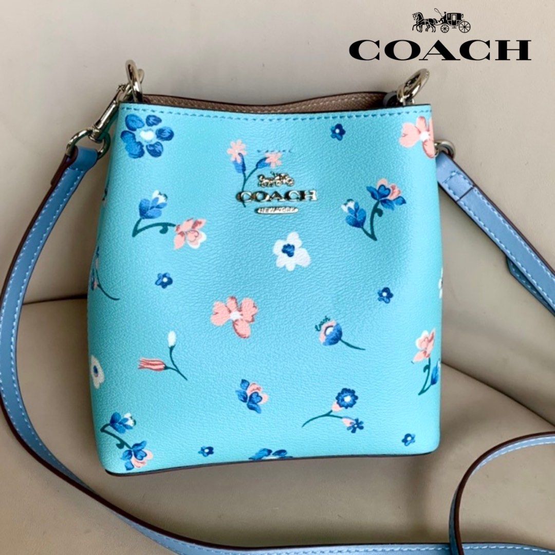New Coach Original C8608 Mini Town Bucket with Mystical Floral