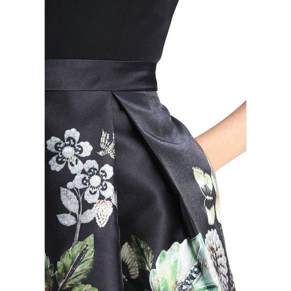 NEW Ted Baker Felcity Gem Gardens Pleated Dress Women s Fashion