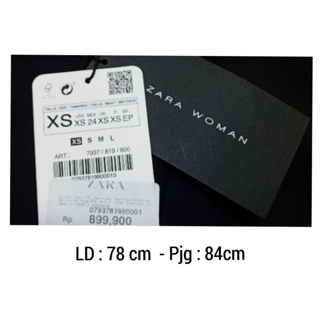 NEW ZARA WITH PRICE TAG SEXY DRESS (AUTHENTIC), Fesyen Wanita, Pakaian