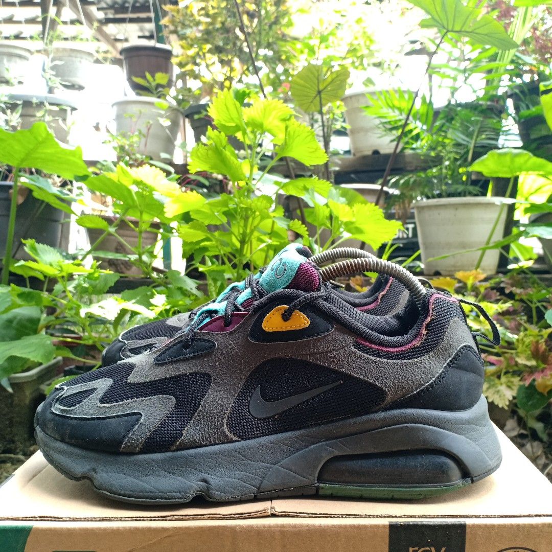 Nike Air Max 200 Bordeaux Men s Fashion Footwear Sneakers on