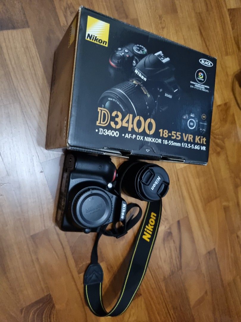 Nikon D3400 DSLR, Photography, Cameras on Carousell