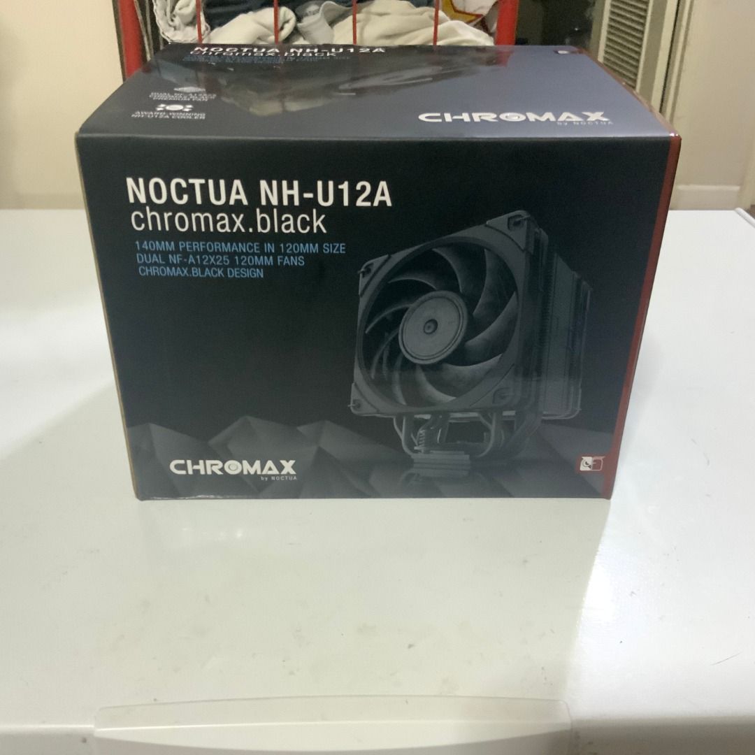 Noctua NH-U12A Chromax Black, Computers & Tech, Desktops on Carousell