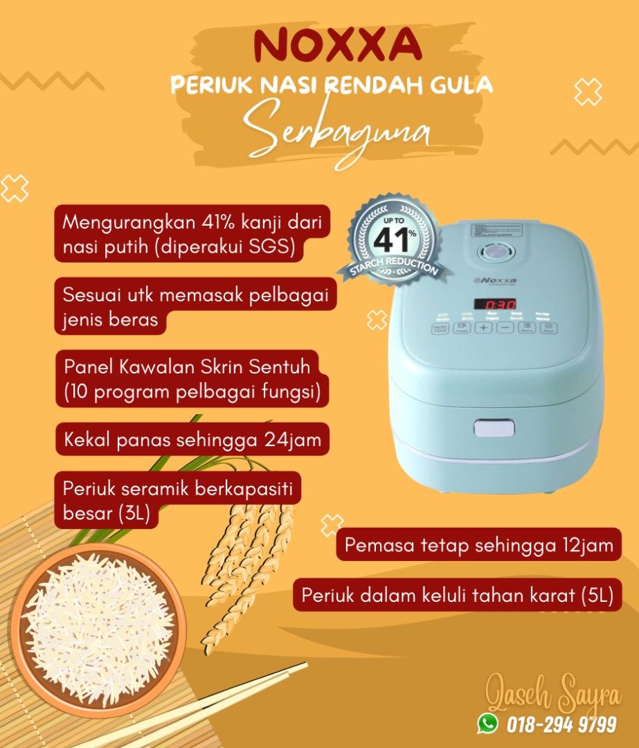 Periuk nasi noxxa best sale
