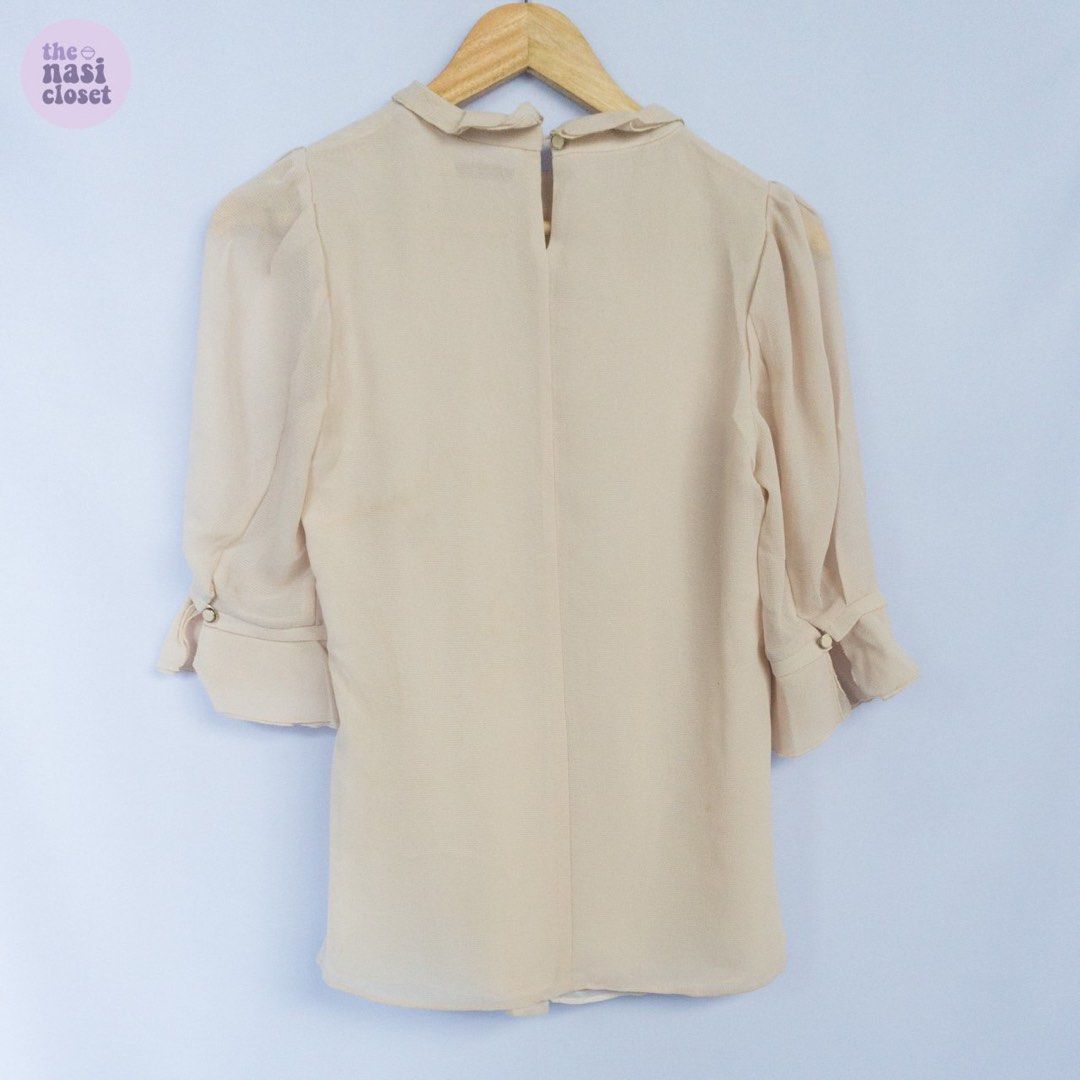 NUDE BEIGE BLOUSE