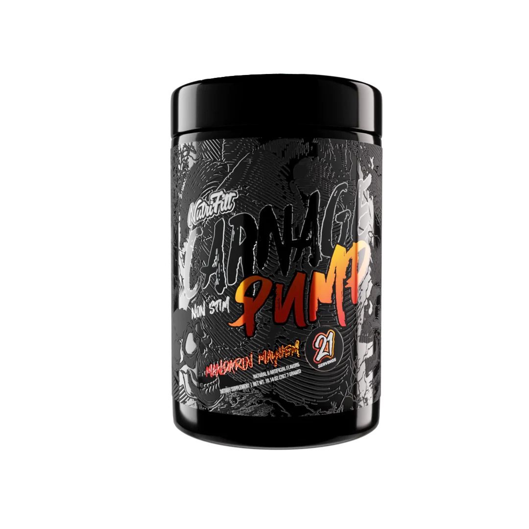 NutriFitt CARNAGE PUMP ( Non Stim Pump Pre Workout), Health & Nutrition