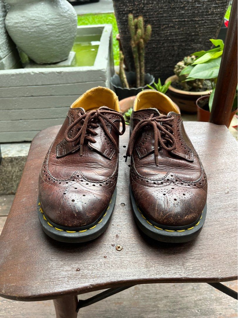 Dr.martens mens 3989 on sale 5-eyelet leather shoes