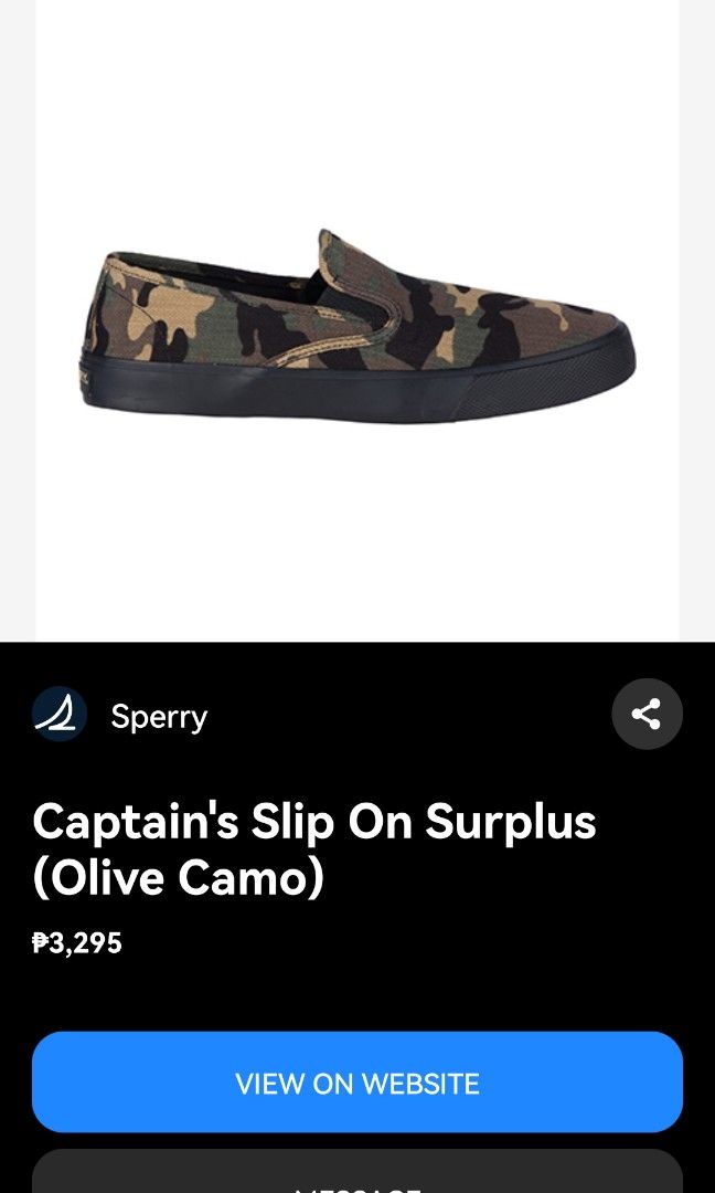 Sperry camouflage shop