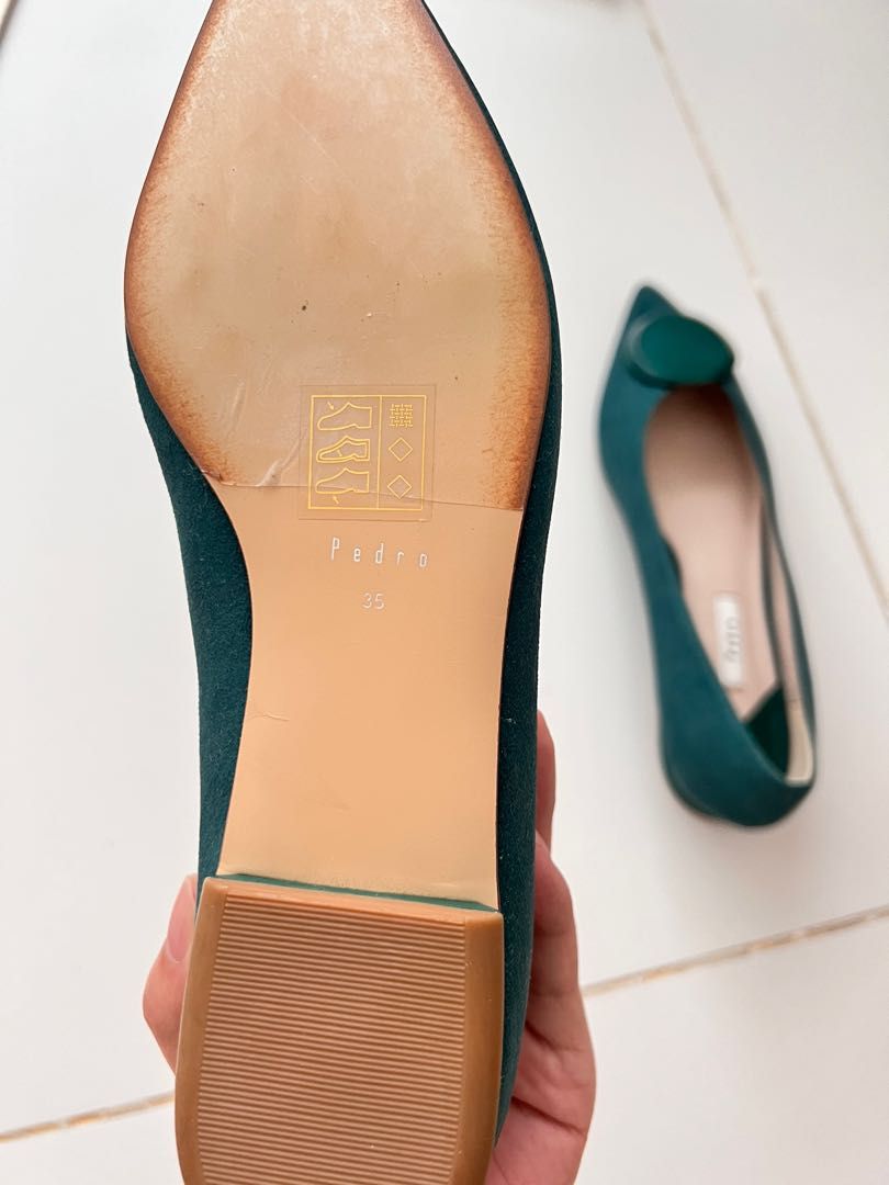 Pedro nice emerald colour office shoes