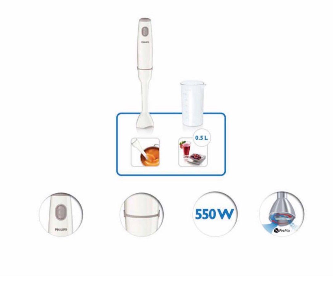 Philips Hand Blender 550W, TV & Home Appliances, Kitchen Appliances