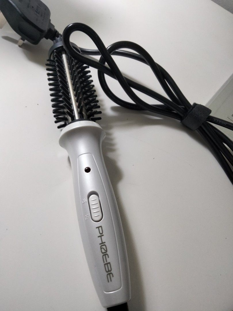 Phoebe 3/4 inch hot iron curler brush travel mini size dual voltage