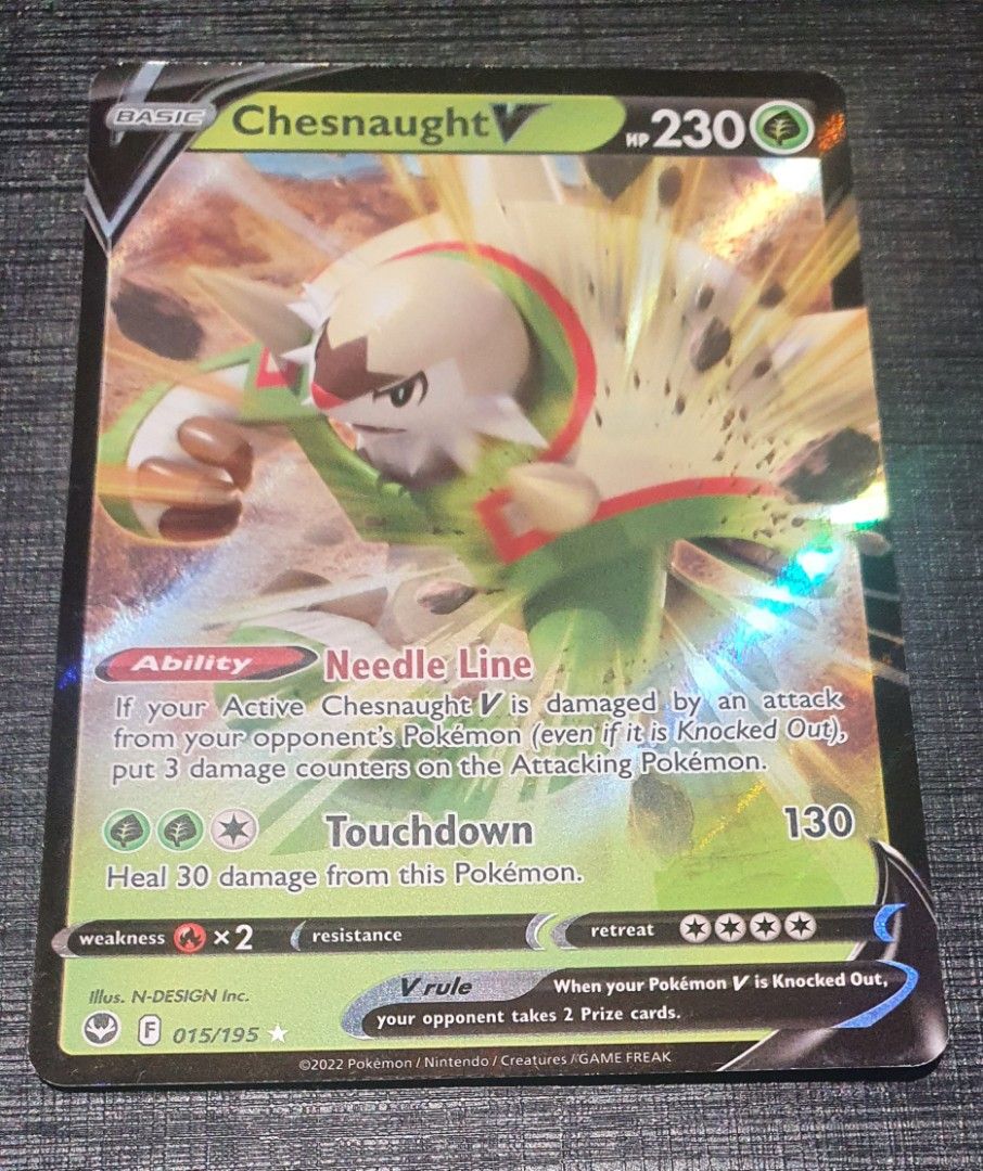 mega chesnaught ex card