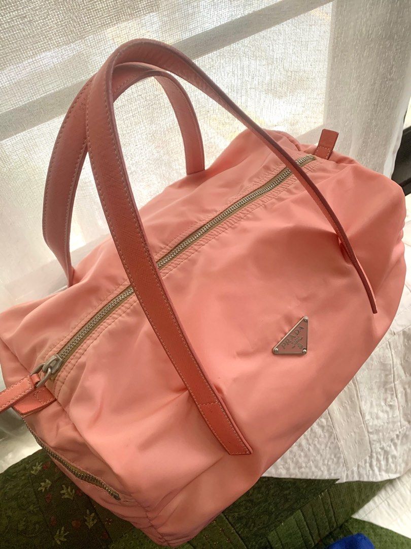 Tessuto handbag Prada Pink in Synthetic - 16475053