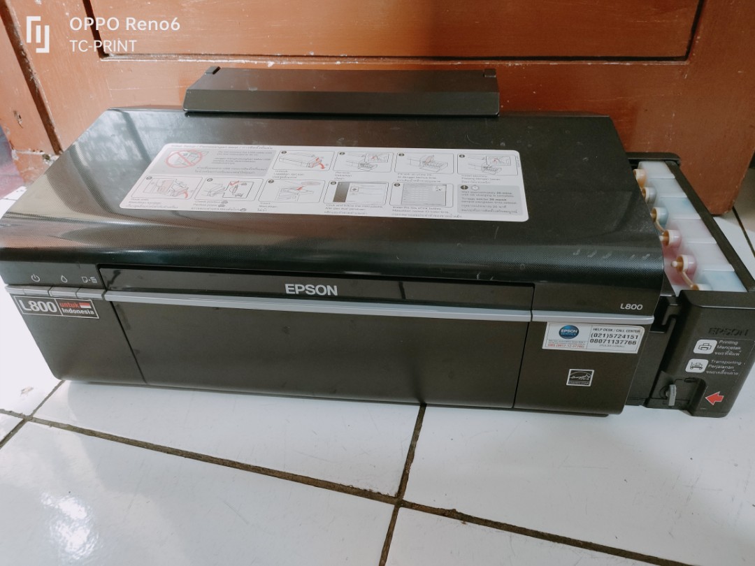 Printer Epson L800 A4 6warna Elektronik Bagian Komputer And Aksesoris Di Carousell 7800