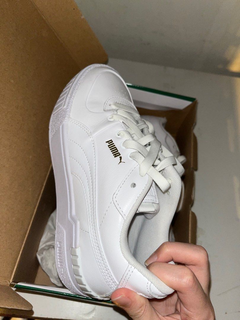 puma new white sneakers