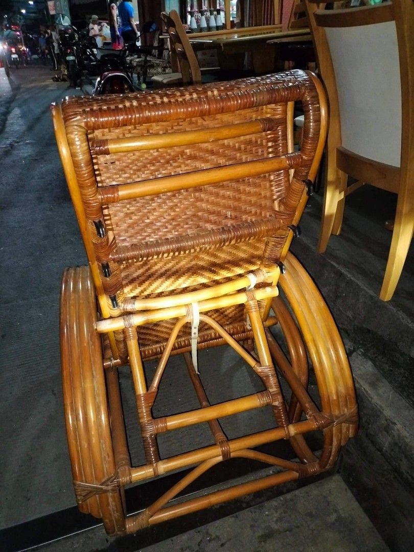 rattan chair japan surplus, Furniture & Home Living, Furniture, Chairs