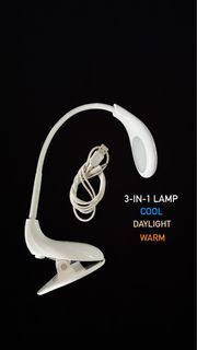 Rechargeable 3-in-1 Table Lamp (White)