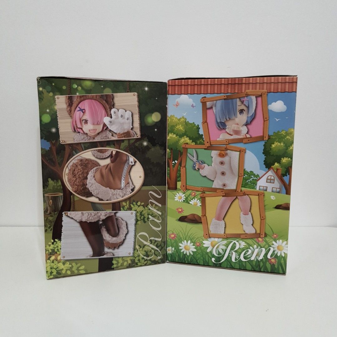 Rem Ram SSS Sheep Wolf Figure [Furyu], Hobbies & Toys, Toys & Games on Carousell