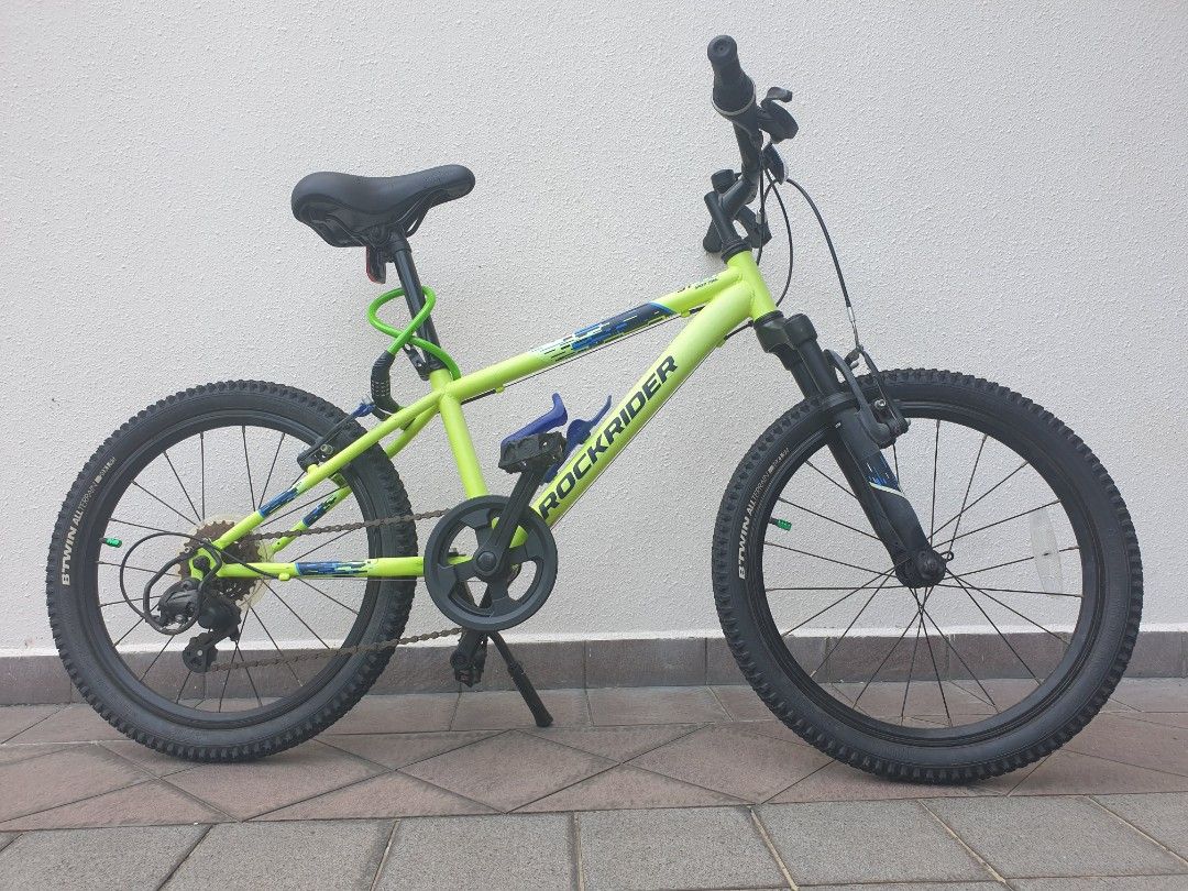 Rockrider 20 inch mountain bike for kids, Sports Equipment, Bicycles ...