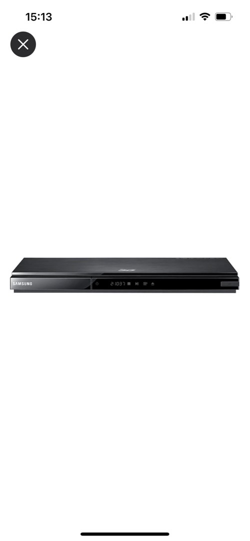Samsung BDD5500 3D smart Blu ray DVD player, TV & Home Appliances