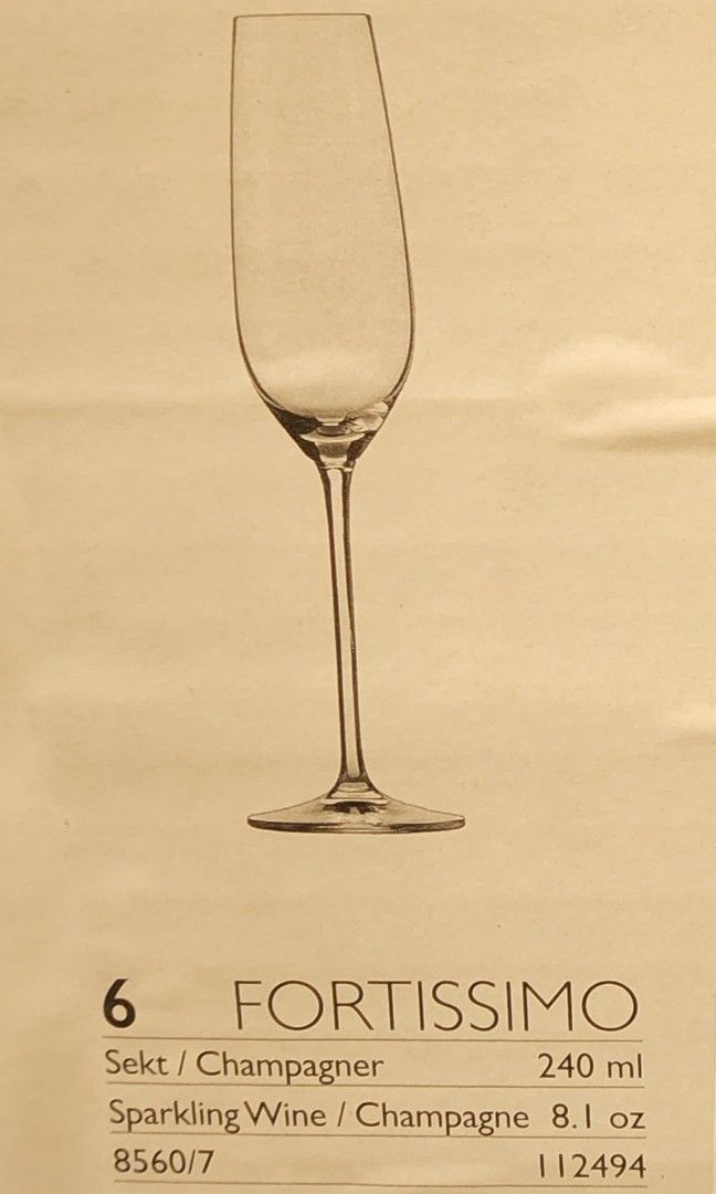 SCHOTT ZWIESEL Modo Champagne Glass (Set Of 4), Champagne Glasses With Effervescent Point, Dishwasher-Safe Tritan Crystal Glasses, Made In Germany (5.5 Ounce - View #3