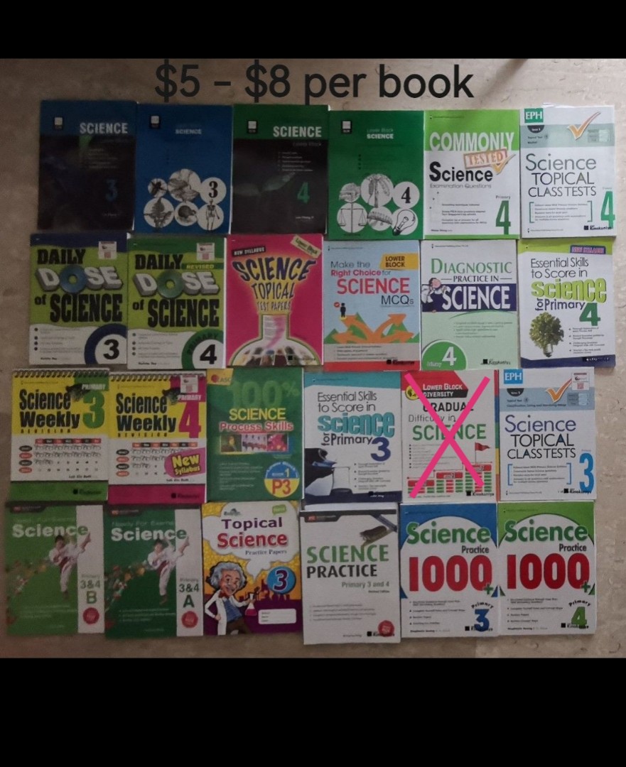 Science Books P5 P6 Psle P3 P4 Hobbies And Toys Books And Magazines Assessment Books On 0284