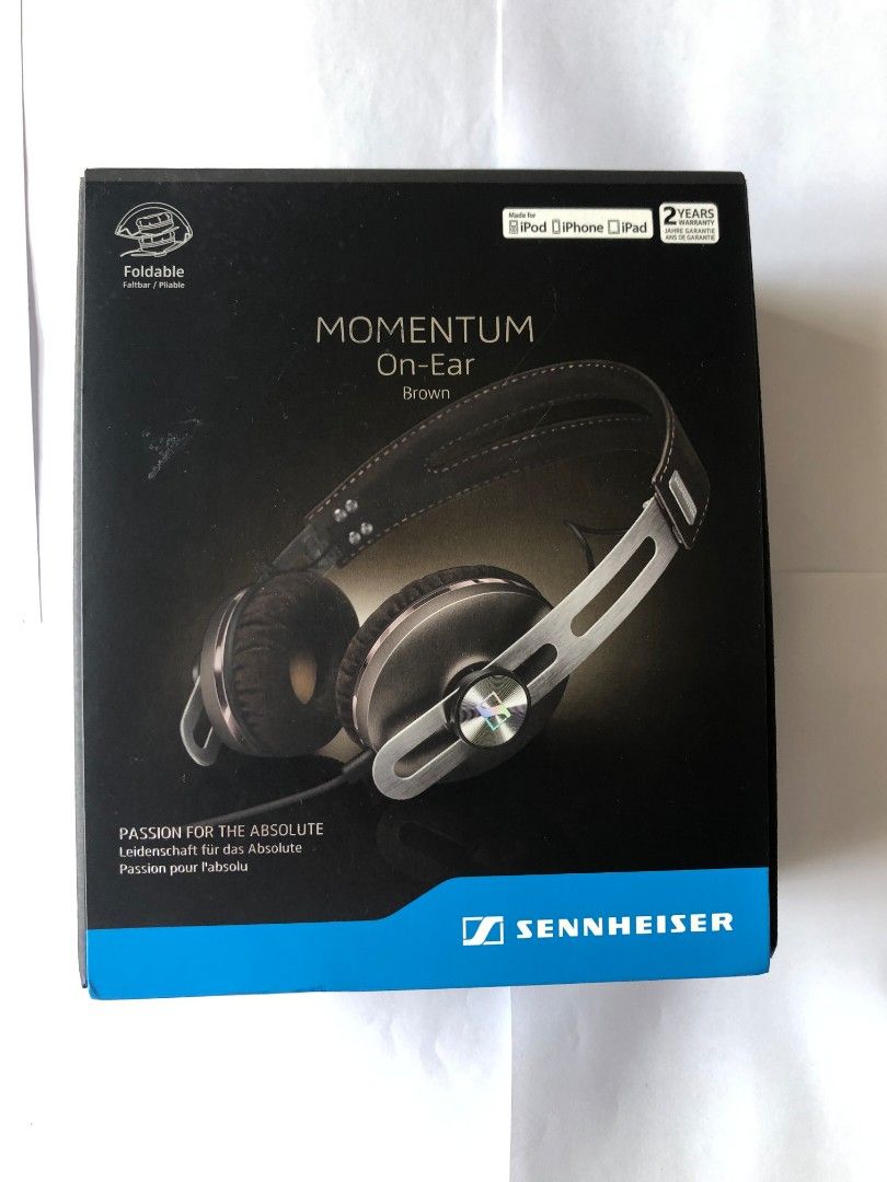 Sennheiser Momentum On-Ear Brown 聲海耳筒耳機, 音響器材, 頭戴式/罩
