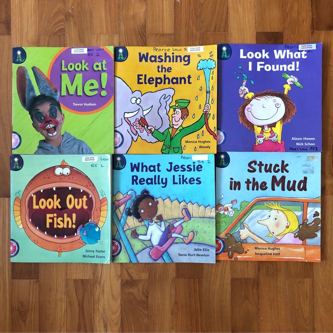 Set of 6 Ginn Lighthouse English story books readers for children