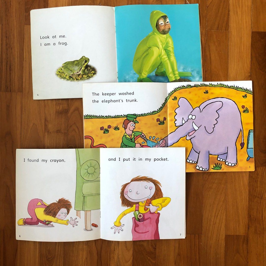 Set of 6 Ginn Lighthouse English story books readers for children