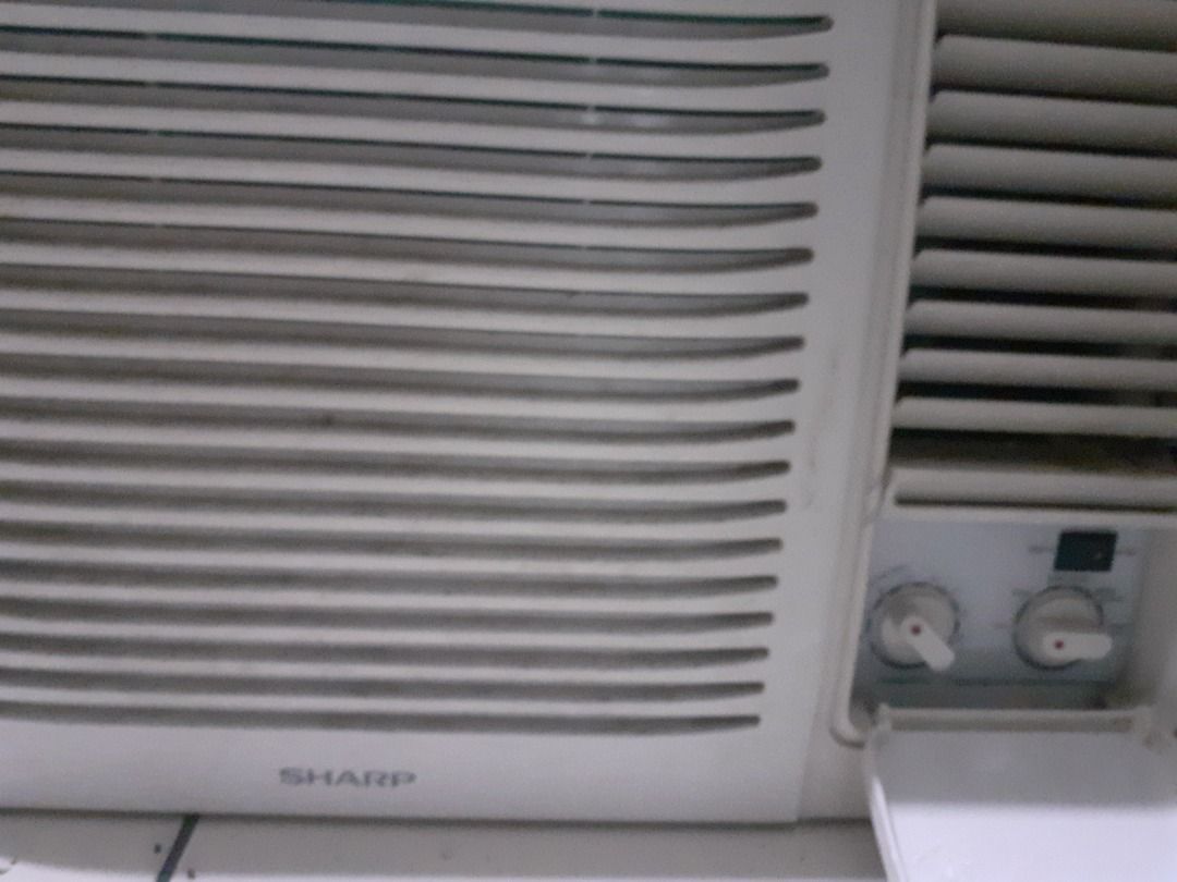 Sharp Window Type Air Conditioner w/ free Exhaust Fan, TV & Home
