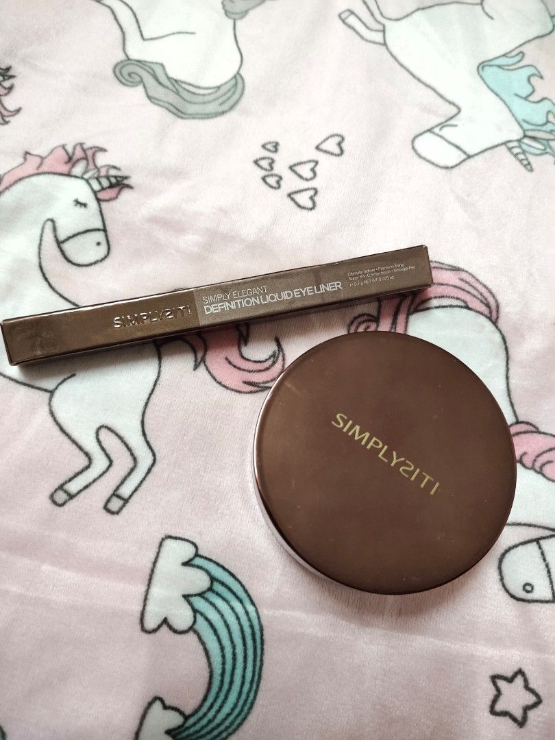 Simpysiti loose powder & eyeliner, Beauty & Personal Care, Face, Makeup
