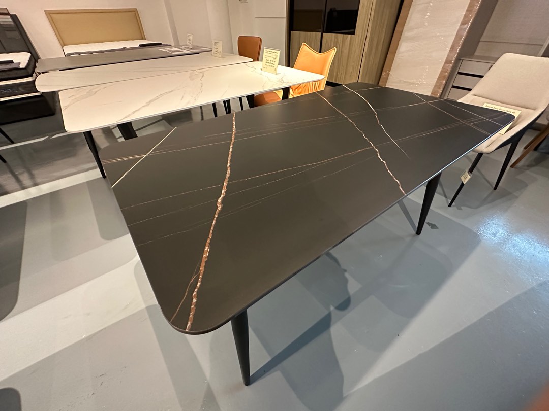 Sintered stone dining table, Furniture & Home Living, Furniture, Tables