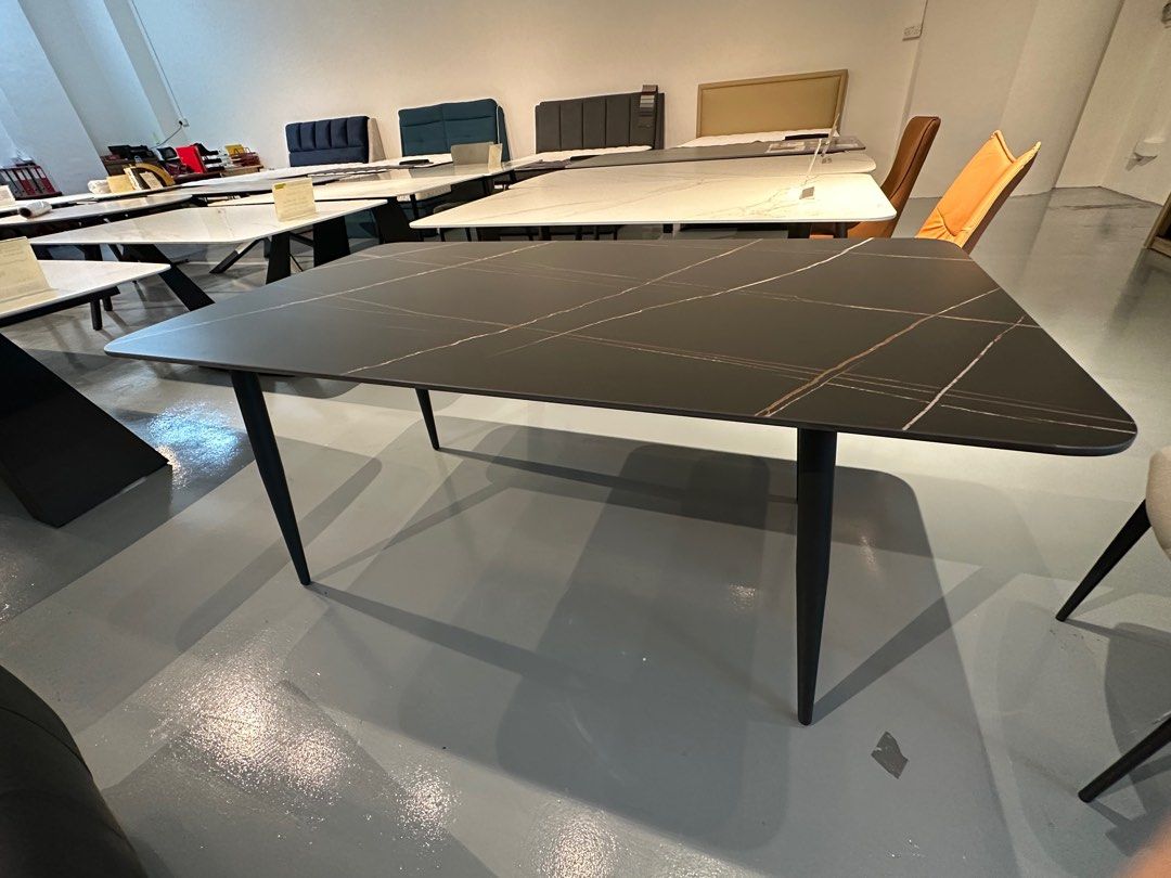 Sintered stone dining table, Furniture & Home Living, Furniture, Tables ...