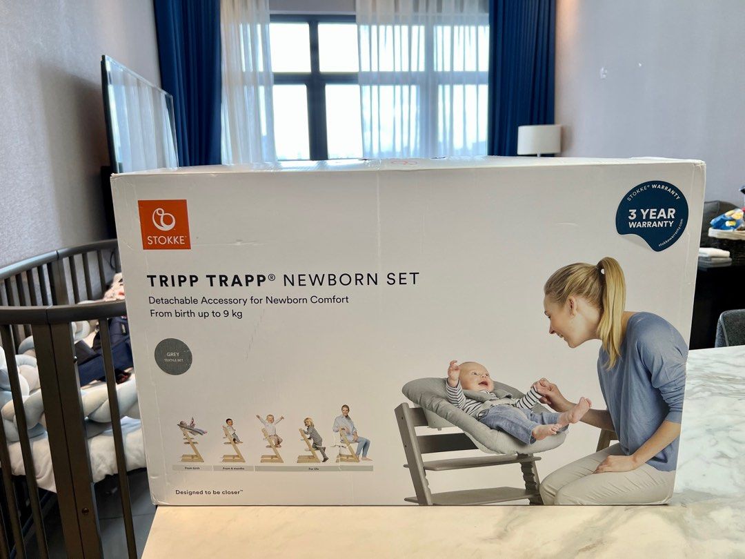 Stokke tripp trapp newborn set grey cheap