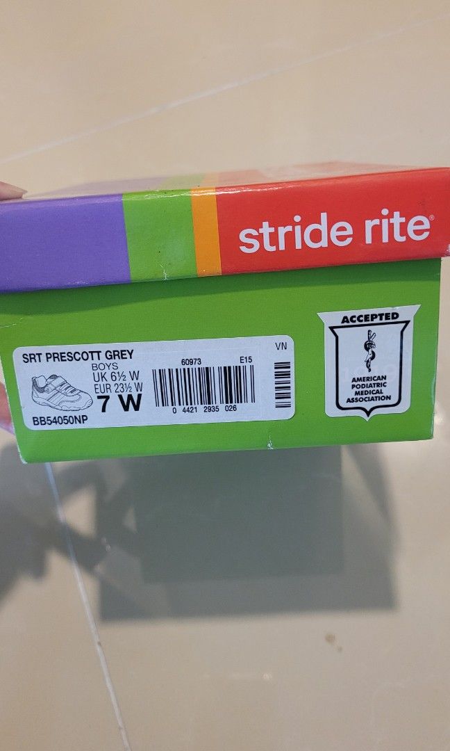 Stride rite prescott best sale grey